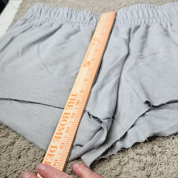 Women's Grey Elastic Waist Shorts - Wild Fable - Size XL - Picture 3 of 6